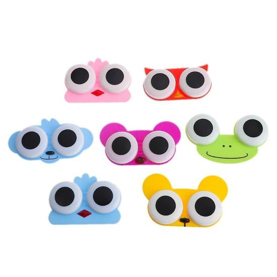 Contact Lenses | 1Pcs Sweet Cartoon 3D Big Eyes Contact Lenses Box Case Owl Frog Animal Shape Contact Lens Case Contact Lenses Contact Lenses