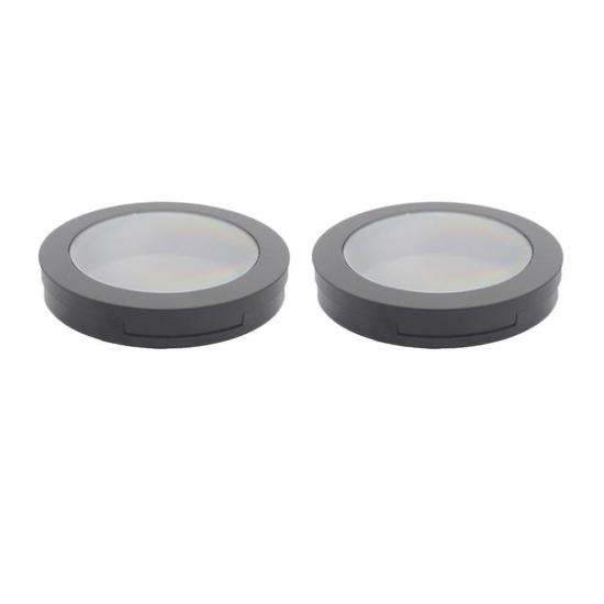 Contact Lenses | 2Pcs Cosmetic Pressed Powder Case Blush Concealer Container Box 01 Contact Lenses Contact Lenses