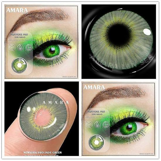 Contact Lenses | Anime Cosplay Color Contact Lenses For Eyes Blue Black Halloween Lenses Colored Contactlen Yearly Colorful Contacts Contact Lenses Black