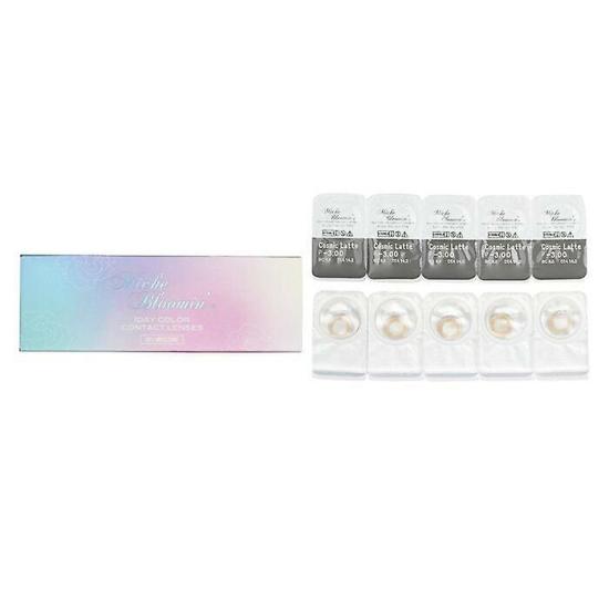 Contact Lenses | Miche Bloomin’ Iris Glow 1 Day Color Contact Lenses (502 Cosmic Latte) – – 3.00 10Pcs Contact Lenses Contact Lenses