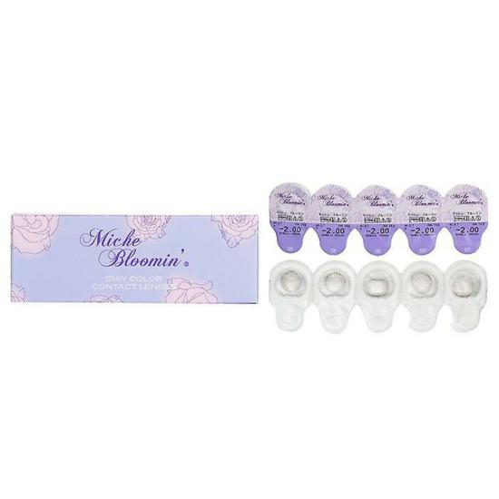 Contact Lenses | Miche Bloomin’ Quarter Veil 1 Day Color Contact Lenses (106 Shell Moon) – – 2.00 10Pcs Contact Lenses Contact Lenses