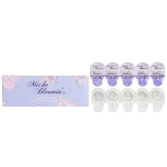 Contact Lenses | Miche Bloomin’ Quarter Veil 1 Day Color Contact Lenses (106 Shell Moon) – – 3.00 10Pcs Contact Lenses Contact Lenses