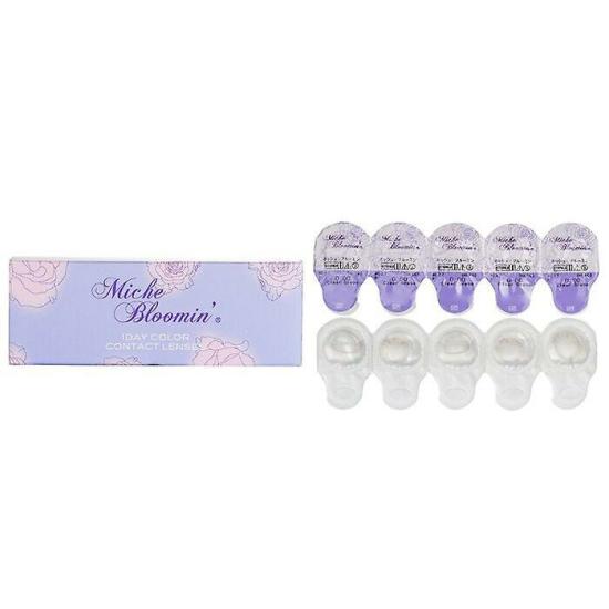 Contact Lenses | Miche Bloomin’ Quarter Veil 1 Day Color Contact Lenses (107 Clear Grege) – 0.00 10Pcs Contact Lenses Contact Lenses