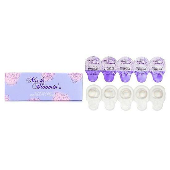 Contact Lenses | Miche Bloomin’ Quarter Veil 1 Day Color Contact Lenses (107 Clear Grege) – – 2.00 10Pcs Contact Lenses Contact Lenses