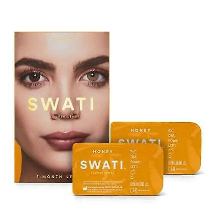 Contact Lenses | Swati Coloured 1-Month Lenses Honey 1 Pair Contact Lenses Contact Lenses