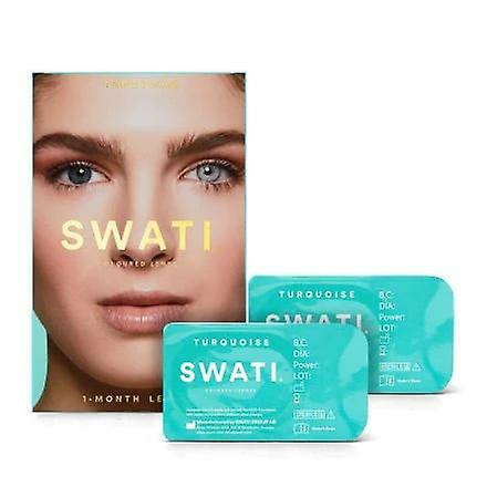 Contact Lenses | Swati Coloured 1-Month Lenses Turquoise 1 Pair Contact Lenses Contact Lenses