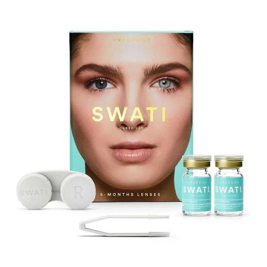 Contact Lenses | Swati Coloured 6-Months Lenses Turquoise 1 Pair Contact Lenses Contact Lenses