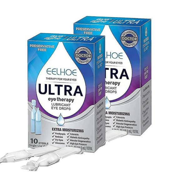 Eye Drops & Lubricants | 2 Box Taurine Eye Drops Suitable For Dry Eyes/Itchy/Blurred Vision/Asthenopia Detox Sterilization Treat Pink Eyes Protect Eyesight Eye Drops & Lubricants Eye Drops & Lubricants