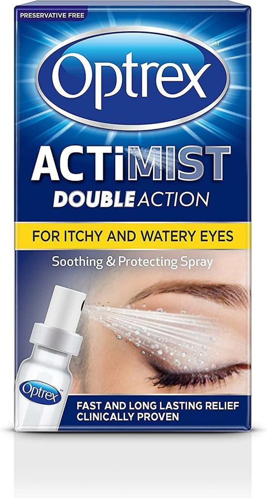 Eye Drops & Lubricants | 3 X Optrex Actimist Eye Spray Itchy Watery Allergic Double Action Formula 10Ml Eye Drops & Lubricants Eye Drops & Lubricants