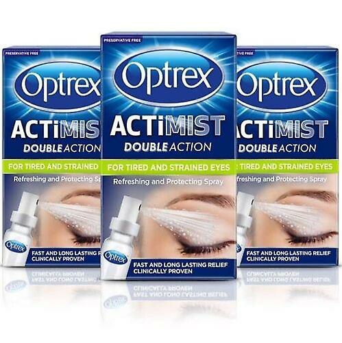 Eye Drops & Lubricants | 3X Optrex Actimist Eye Spray Double Action Formula Tired Strained Eyes – 10Ml Eyewear & Care Eye Drops & Lubricants