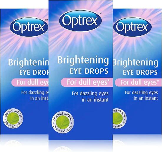 Eye Drops & Lubricants | 3X Optrex Brightening Eye Drops Refreshes Dull Eyes Natural Plant Extract 10Ml Eye Drops & Lubricants Eye Drops & Lubricants