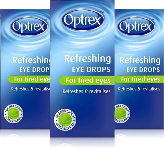 Eye Drops & Lubricants | 3X Optrex Eye Drops For Tired Eyes Refreshes Soothes Revitalises Comfort 10Ml Eye Drops & Lubricants Eye Drops & Lubricants