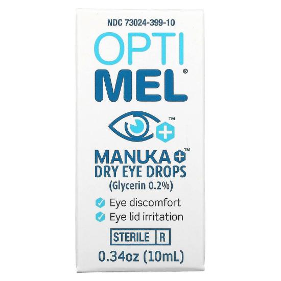 Eye Drops & Lubricants | Optimel, Manuka+ Dry Eye Drops, 0.34 Oz (10 Ml) Eye Drops & Lubricants Eye Drops & Lubricants