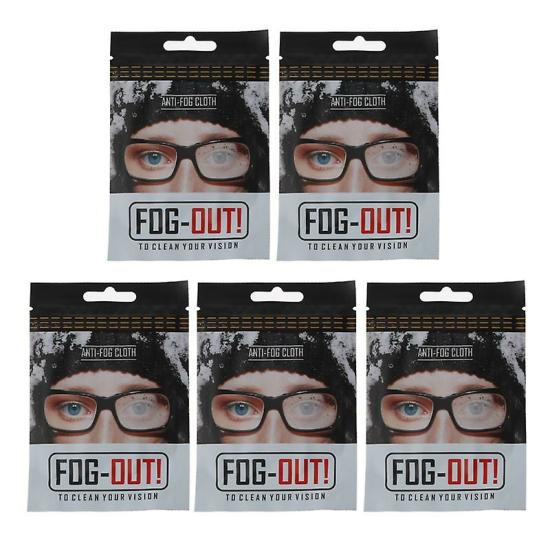 Eyewear Accessories | 5Pcs Reusable Anti-Fog Wipes Glasses Pre-Moistened Antifog Lens Cloth Defogger Eyeglass Wipe Prevent Fogging For Glasses Eyewear & Care Eyewear Accessories