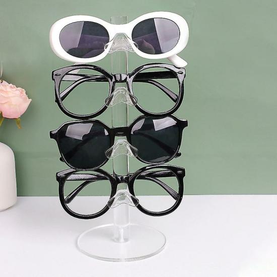 Eyewear Accessories | Acrylic Eyeglasses 4 Tier Sunglasses Stand  Display  Eyeglasses Sunglasses Storage Holder Eyeglasses Organizer Show Rack For 4 Glasses Eyewear & Care Eyewear Accessories