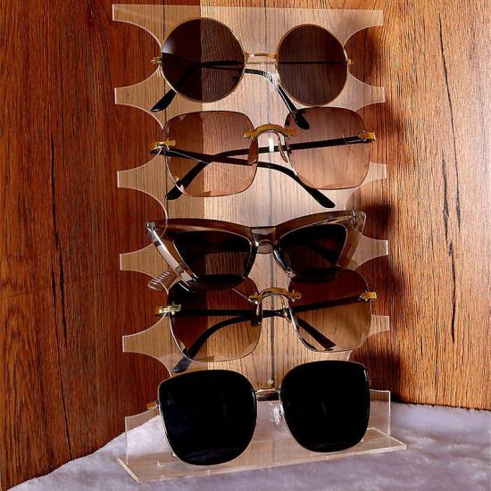 Eyewear Accessories | Acrylic Eyeglasses Frame Display Stand 5 Pairs Sunglasses Rack Holder  Clear Eyewear Organizer Display For Home Shop Eyewear & Care Eyewear Accessories