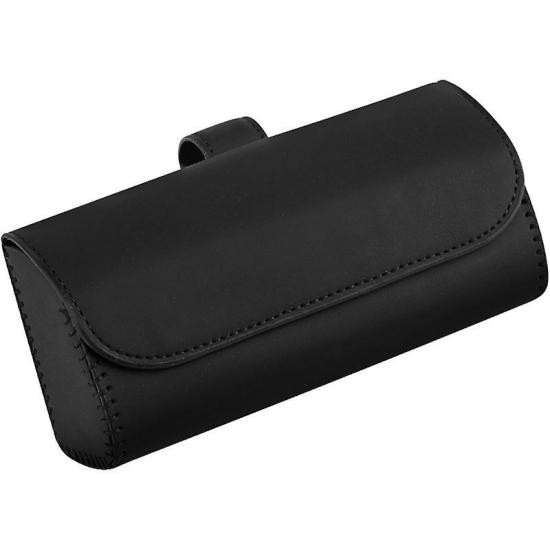 Eyewear Accessories | Car Visor Sunglasses Case Clip Hanger Magnetic Fastener Sunglasses Holder Pu Leather Storage Box Eyeglasses Holder Car Interior Eyewear & Care Eyewear Accessories