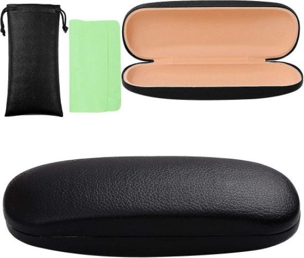 Eyewear Accessories | Leather Glasses Case Hard Shell Eyeglasses Protective Cases For Glasses Storage Gift Eyewear & Care Eyewear Accessories