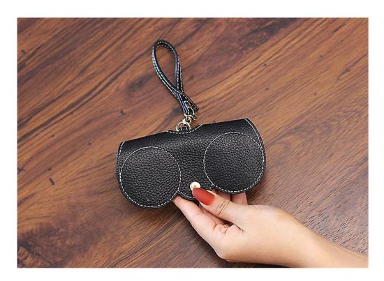 Eyewear Accessories | Leather Glasses Case Sunglasses Pouch, Portable Eyeglass Carrying Case, Cute Animal Shape Eyewear & Care Eyewear Accessories