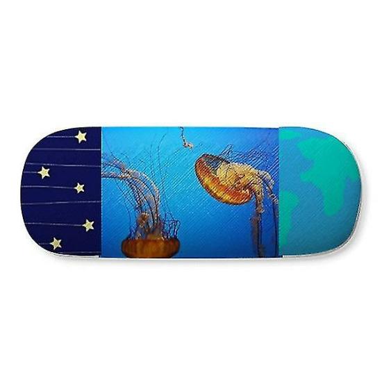 Eyewear Accessories | Ocean Jellyfish Science Nature Picture Hard Shell Eyeglasses Glass Case Star Sky Eyewear & Care Eyewear Accessories