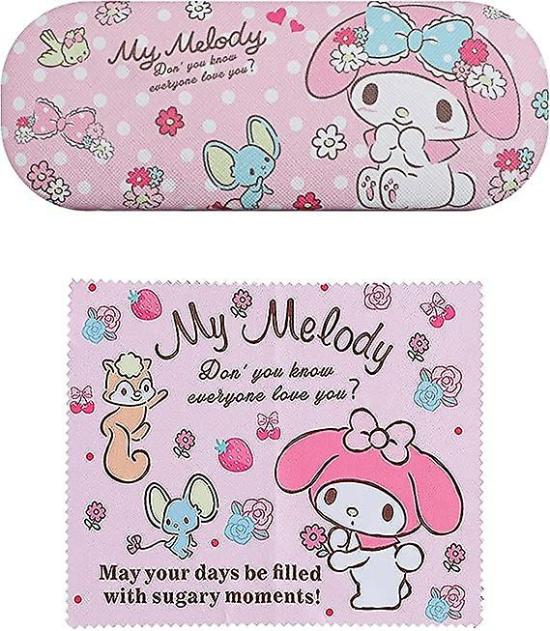 Eyewear Accessories | Pink Kitty Hard Shell Eyeglasses Cases Cartoon Protective Case With Glasses Cloth Storage Box Holder For Girl Teen Eyewear & Care Eyewear Accessories