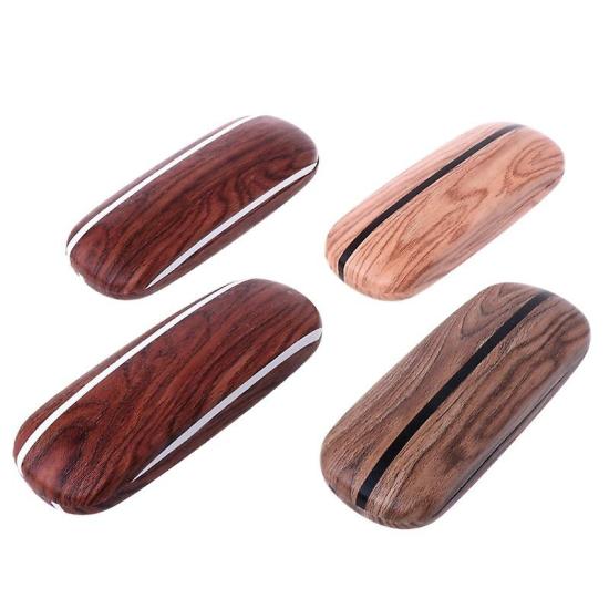 Eyewear Accessories | Portable Wood Grain Hard Eye Glasses Case Eyewear Box Sunglasses Protector Bag Eyewear & Care Eyewear Accessories