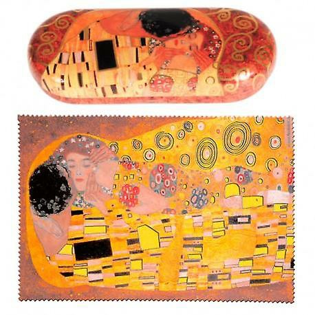 Eyewear Accessories | Set Of Glasses Case In Metal And Polishing Cloth Gustav Klimt’S The Kiss From Fridolin Eyewear & Care Eyewear Accessories