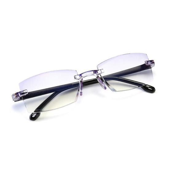 Glasses | Diamond Trimming Fashion Reading Glasses Anti-Blue Reading Glasses Elder Eyewear & Care Black