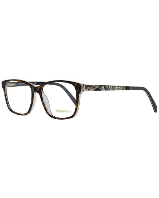 Glasses | Emilio Pucci Plastic Full-Rim Optical Frames With Spring Hinges Eyewear & Care Brown Rim