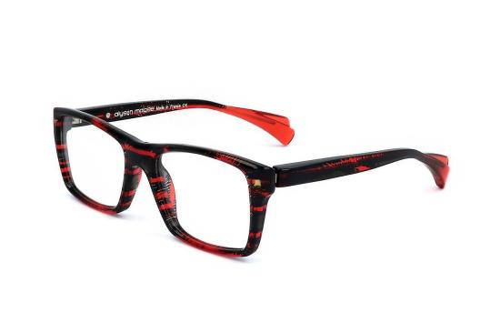 Glasses | Eyewear Frames Alyson Magee Amo 002 25 Red Black 53/11/145 Woman Eyewear & Care Alyson Magee