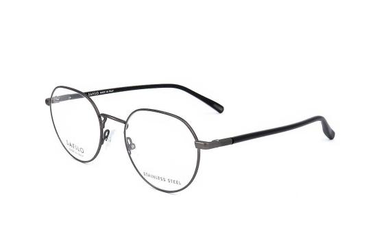 Glasses | Eyewear Frames Safilo Bussola 11 R80 Matte Dark Ruthenium 51/21/145 Man Eyewear & Care Glasses