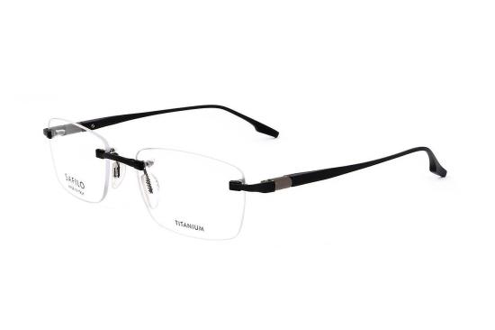 Glasses | Eyewear Frames Safilo Lente 01 003 Matte Black 55/19/145 Man Eyewear & Care Black