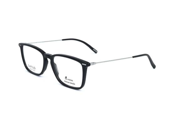 Glasses | Eyewear Frames Safilo Linea T 12 Bsc Black Silver 54/17/145 Man Eyewear & Care Black