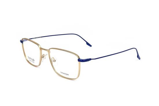 Glasses | Eyewear Frames Safilo Linea/T 08 Paz Blue Matte Gold 55/18/145 Man Eyewear & Care Glasses