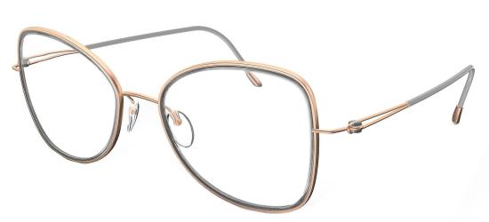 Glasses | Eyewear Frames Silhouette Lite Duet 4558 Grey Rose Gold 53/19/0 Woman Eyewear & Care Glasses