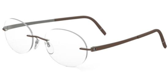 Glasses | Eyewear Frames Silhouette Momentum 5529/Ga Greyish Bamboo Ruthenium K 52/19/0 Unisex Eyewear & Care Glasses