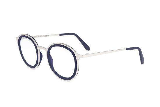 Glasses | Eyewear Frames Veronika Wildgruber Padme W079 072 N5 Silver Blue 55/19/145 Woman Eyewear & Care 072 N5 SILVER BLUE