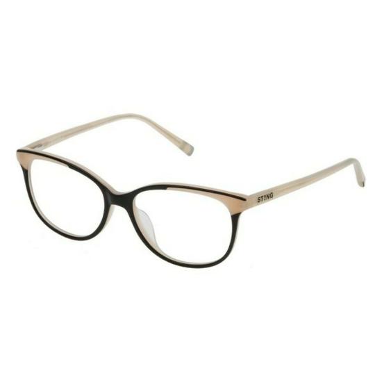 Glasses | Ladies’ Spectacle Frame Sting Vst117520Acs Ø 52 Mm Eyewear & Care Black