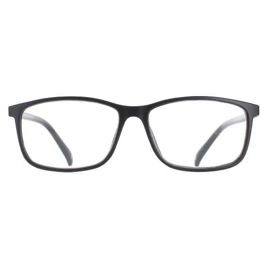 Glasses | Montana Reading Glasses Mr62H Matte Black Men +1.00 Eyewear & Care Black