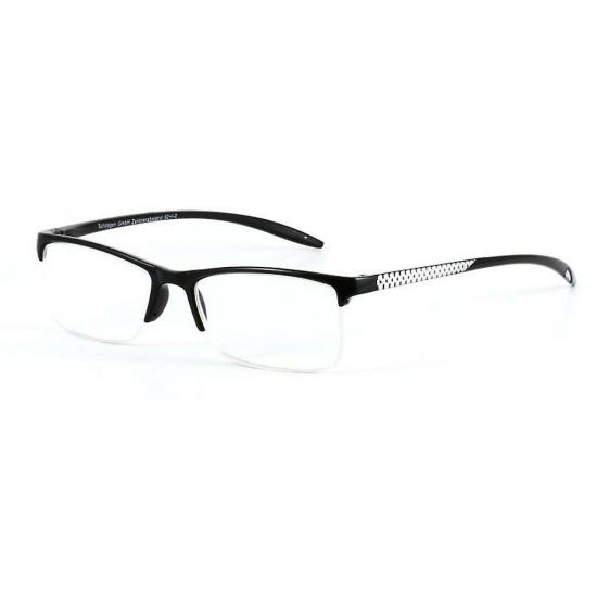 Glasses | Unisex Reading Glasses Presbyopic Eyeglasses Full Frame +1.0 To +3.5 Portabl Eyewear & Care Black/Gray