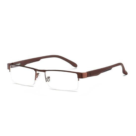 Glasses | Unisex Reading Glasses Readers Presbyopic Eyeglasses Half Frame +1.00 1.50 2.00 Eyewear & Care Black,Gray,Coffee