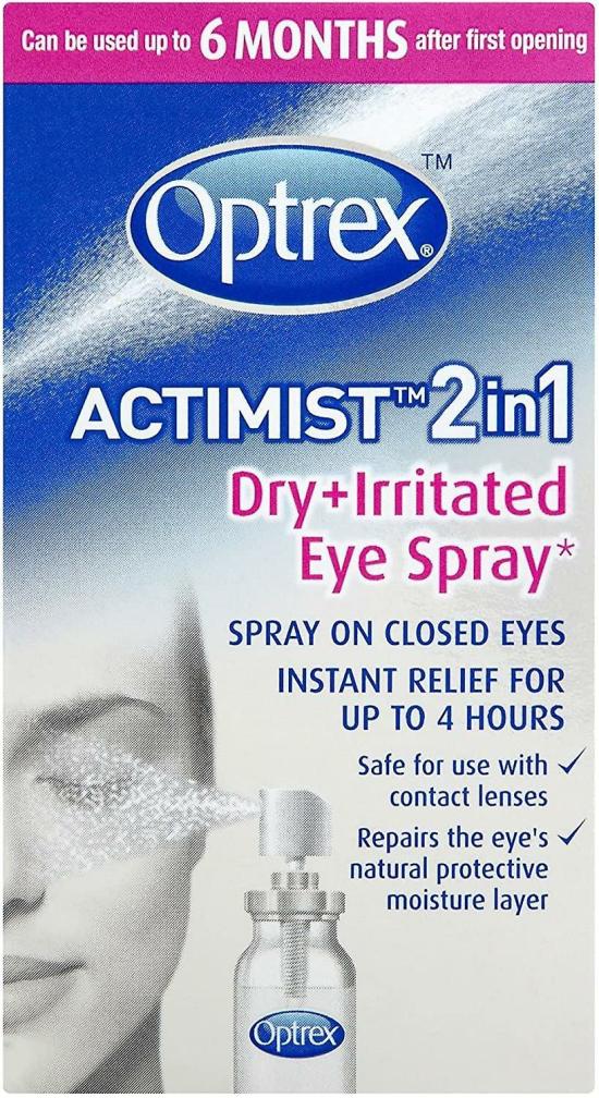 Eye Drops & Lubricants | 3 X Optrex Actimist 2In1 Dry + Irritated Eye Spray 10Ml Eye Drops & Lubricants Eye Drops & Lubricants